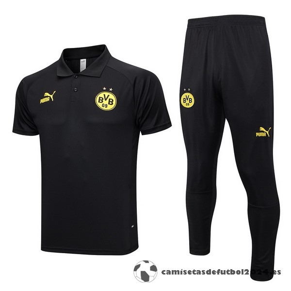 Conjunto Completo Polo Borussia Dortmund 2023 2024 Negro Venta Replicas