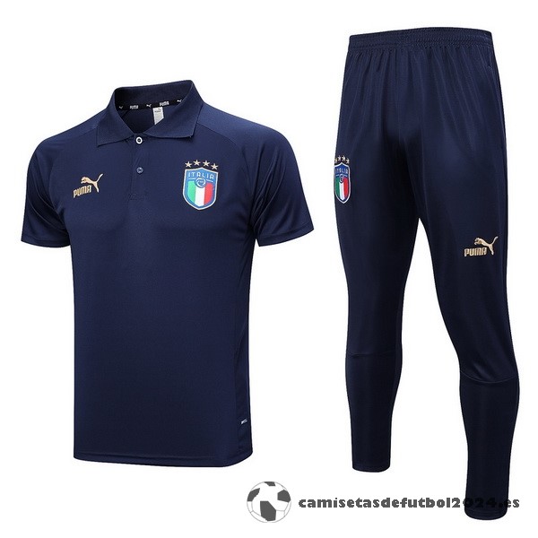 Conjunto Completo Polo Italia 2022 Azul II Marino Venta Replicas