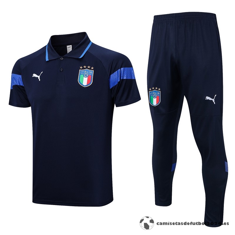 Conjunto Completo Polo Italia 2022 Azul I Marino Venta Replicas