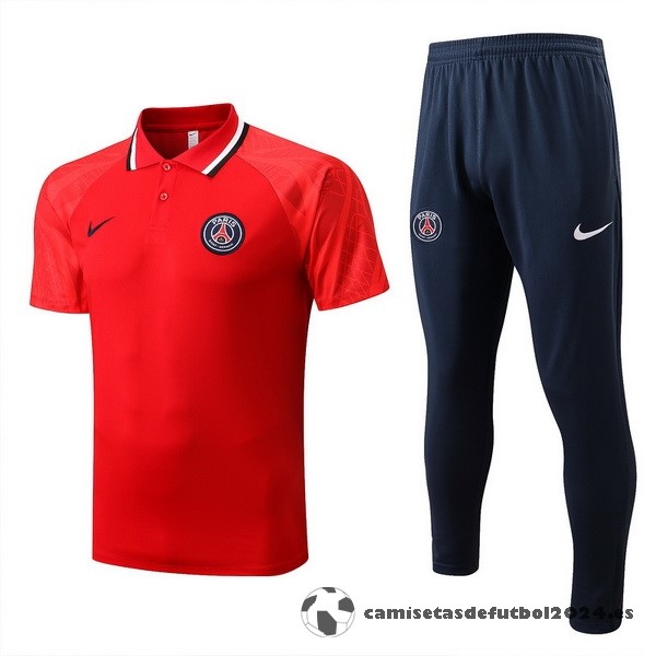 Conjunto Completo Polo Paris Saint Germain 2022 2023 Rojo Azul Marino Venta Replicas
