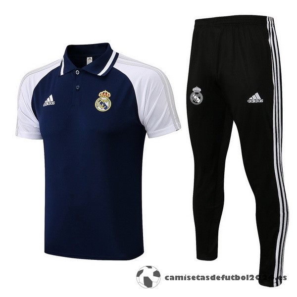 Conjunto Completo Polo Real Madrid 2022 2023 Negro Blanco Venta Replicas
