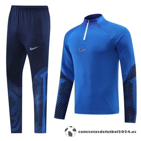 Conjunto Completo Sudadera Entrenamiento Nike 2022 2023 Azul Marino Venta Replicas