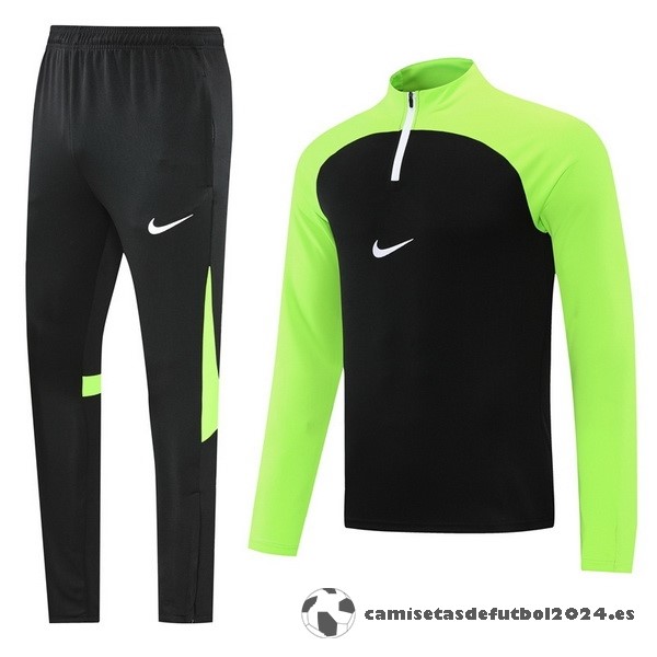Conjunto Completo Sudadera Entrenamiento Nike 2022 2023 Verde Negro Venta Replicas