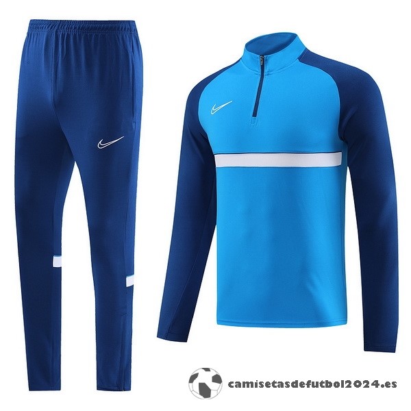 Conjunto Completo Sudadera Entrenamiento Nike 2023 2024 Azul I Blanco Venta Replicas