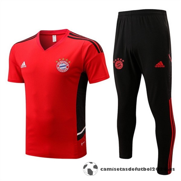 Entrenamiento Conjunto Completo Bayern Múnich 2022 2023 Rojo Negro Azul Venta Replicas
