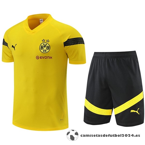 Entrenamiento Conjunto Completo Borussia Dortmund 2022 2023 Amarillo II Negro Venta Replicas