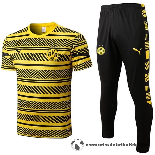 Entrenamiento Conjunto Completo Borussia Dortmund 2022 2023 Amarillo I Negro Venta Replicas