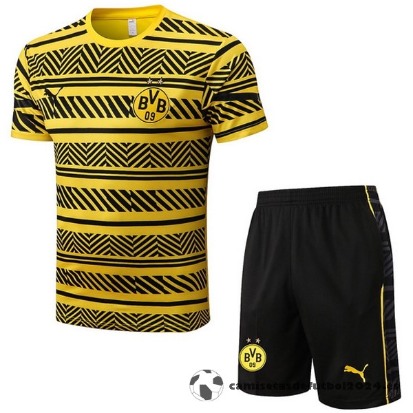 Entrenamiento Conjunto Completo Borussia Dortmund 2022 2023 Amarillo Negro Venta Replicas