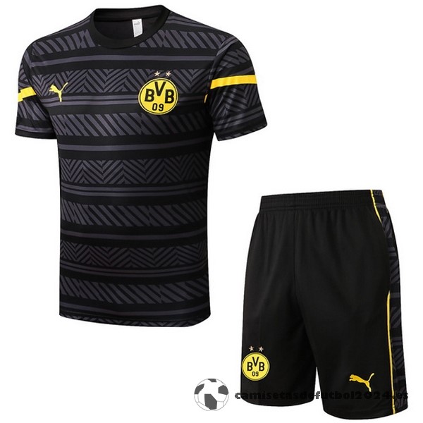 Entrenamiento Conjunto Completo Borussia Dortmund 2022 2023 Gris I Amarillo Venta Replicas
