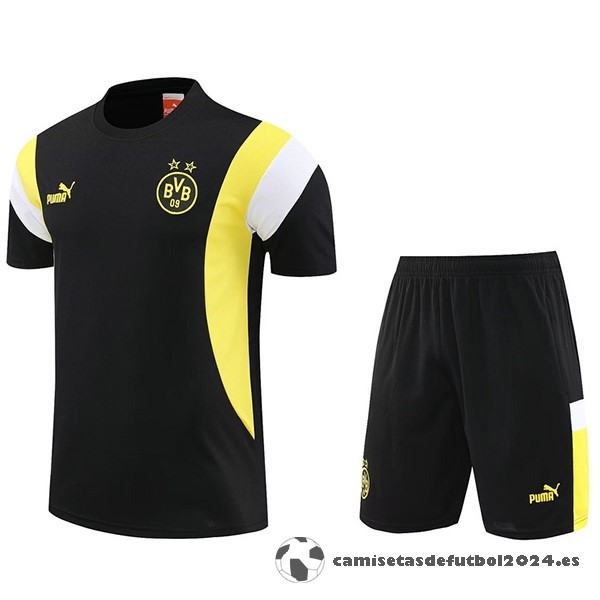 Entrenamiento Conjunto Completo Borussia Dortmund 2023 2024 Negro Amarillo Venta Replicas