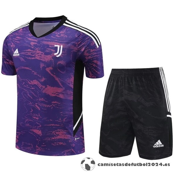 Entrenamiento Conjunto Completo Juventus 2023 2024 Purpura Negro Venta Replicas