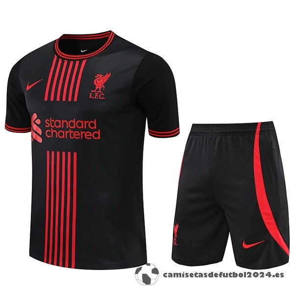 Entrenamiento Conjunto Completo Liverpool 2022 2023 Negro III Rojo Venta Replicas
