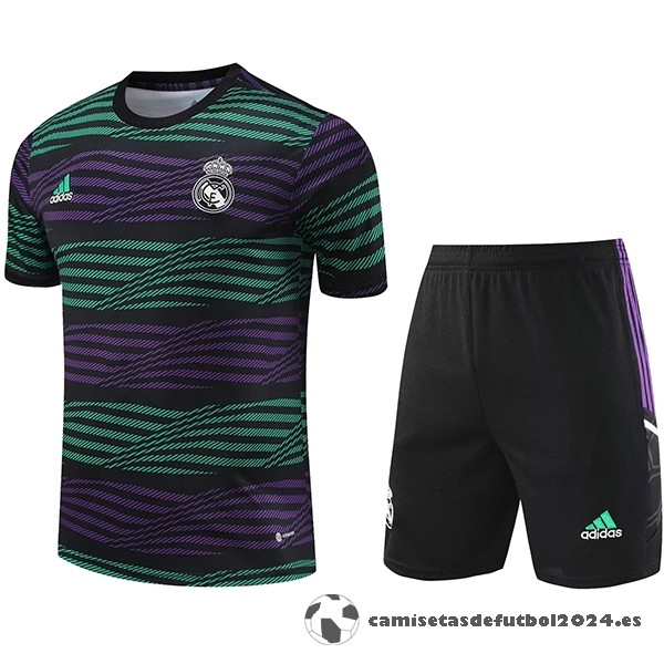 Entrenamiento Conjunto Completo Real Madrid 2023 2024 Purpura Verde Venta Replicas