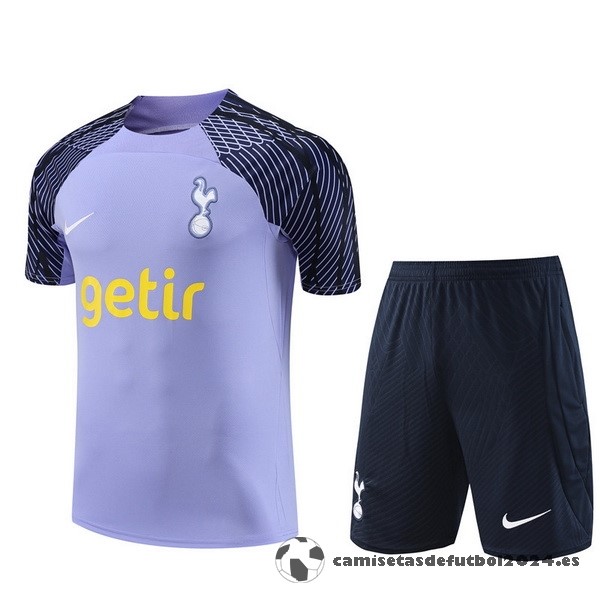 Entrenamiento Conjunto Completo Tottenham Hotspur 2023 2024 Purpura Azul Venta Replicas