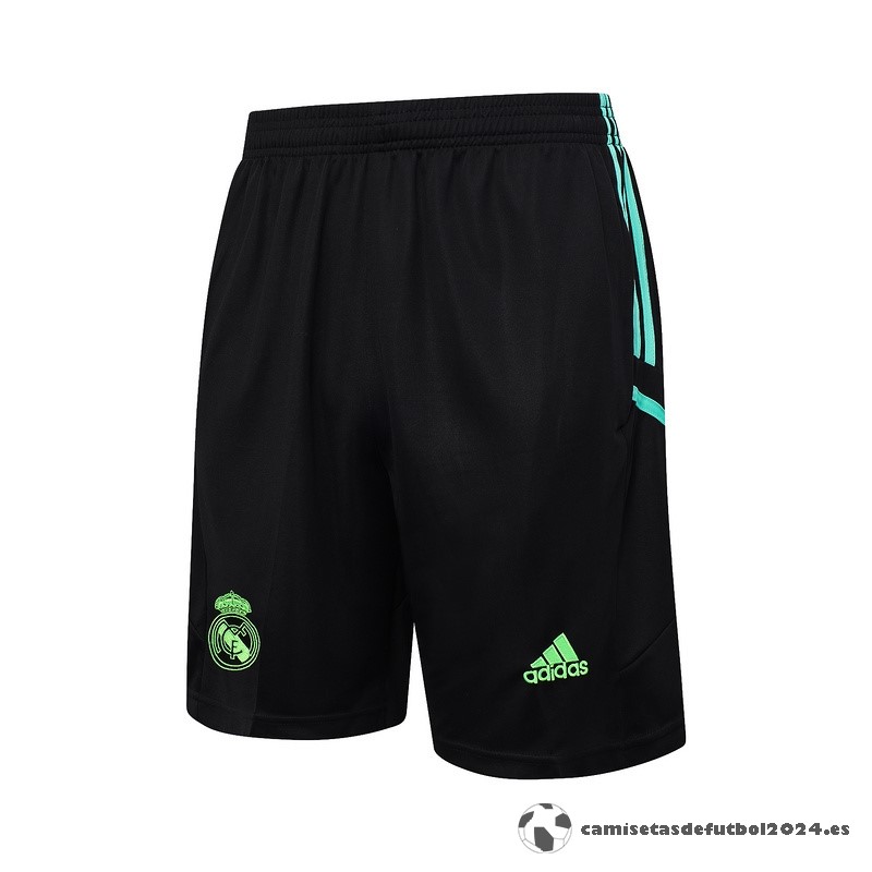 Entrenamiento Pantalones Real Madrid 2023 2024 Negro Verde Venta Replicas
