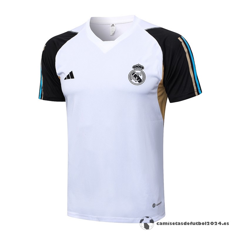 Entrenamiento Real Madrid 2023 2024 Blanco Amarillo Negro Venta Replicas