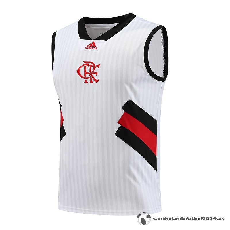 Entrenamiento Sin Mangas Flamengo 2023 2024 Blanco Negro Venta Replicas