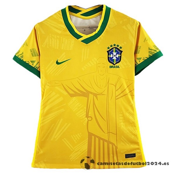 Especial Camiseta Mujer Brasil 2022 Amarillo Venta Replicas