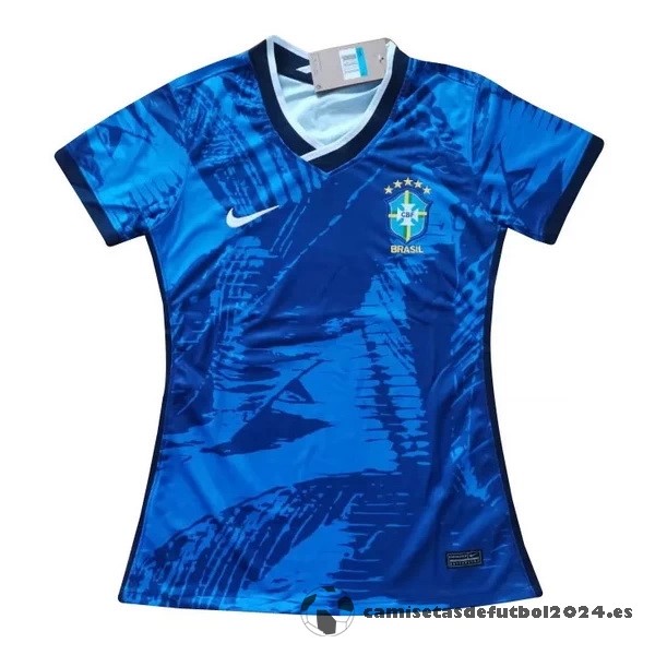 Especial Camiseta Mujer Brasil 2022 Azul Venta Replicas