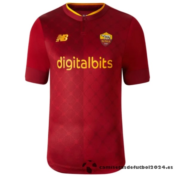 Jugadores Casa Camiseta As Roma 2022 2023 Rojo Venta Replicas