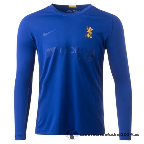 Manga Larga Camiseta Chelsea 50th Azul Venta Replicas