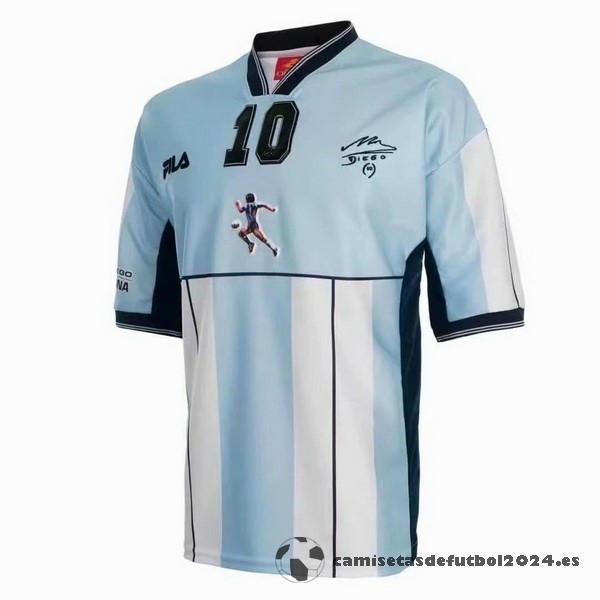 NO.10 Maradona Casa Camiseta Argentina Retro 2001 Azul Venta Replicas