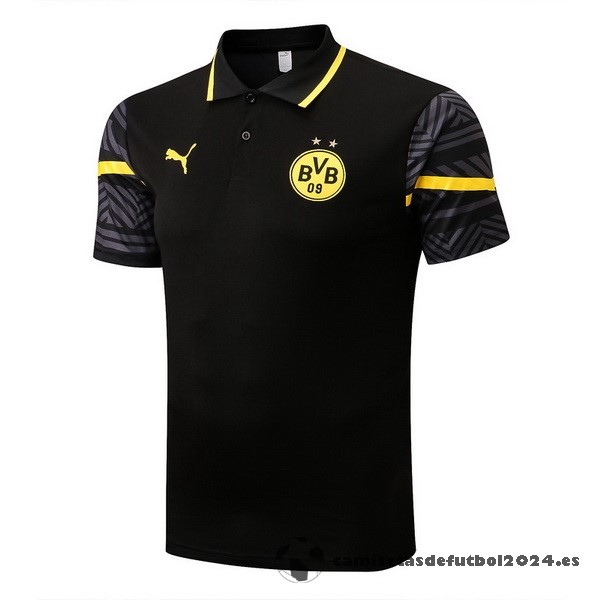 Polo Borussia Dortmund 2022 2023 Negro I Amarillo Venta Replicas