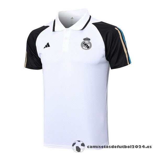 Polo Real Madrid 2023 2024 Blanco Negro Venta Replicas