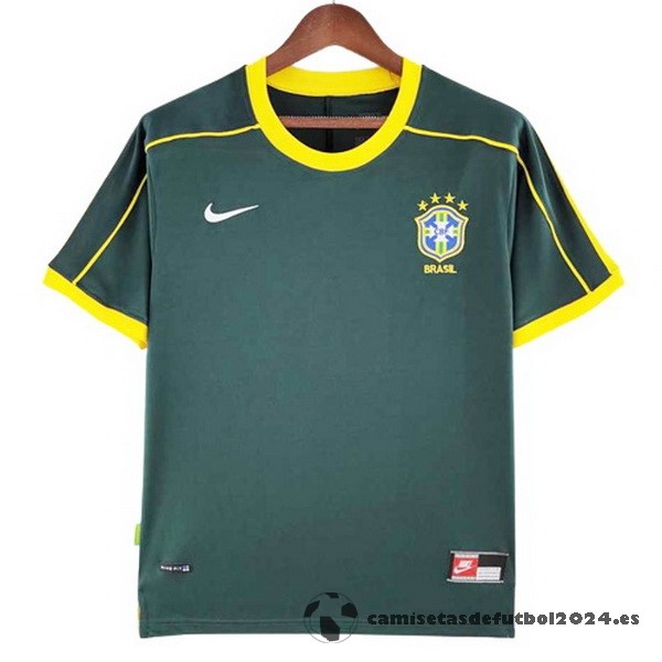 Portero Camiseta Brasil Retro 1998 Verde Venta Replicas
