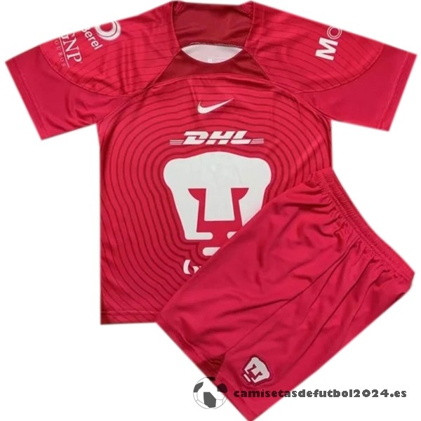 Portero Camiseta Conjunto De Hombre UNAM Pumas 2022 2023 Rojo Venta Replicas