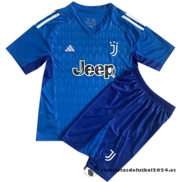 Portero Conjunto De Hombre Juventus 2023 2024 Azul Venta Replicas