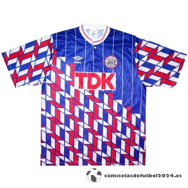 Segunda Camiseta Ajax Retro 1990 1991 Azul Venta Replicas