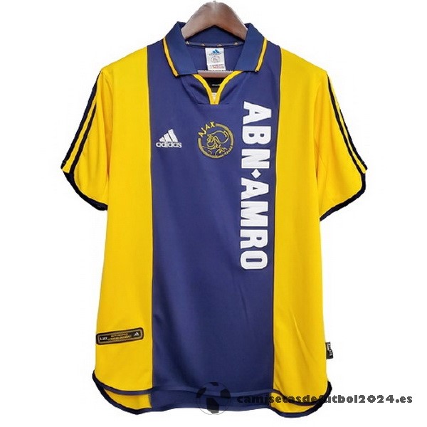 Segunda Camiseta Ajax Retro 2000 2001 Amarillo Venta Replicas