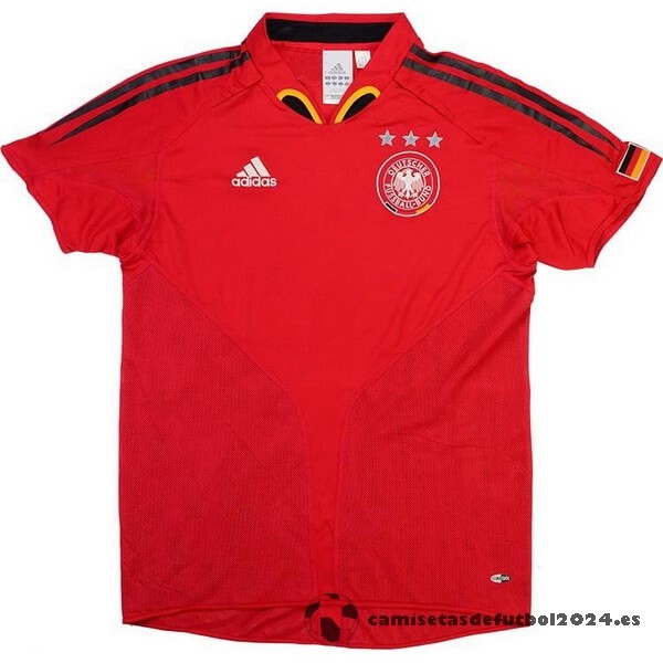 Segunda Camiseta Alemania Retro 2004 2006 Rojo Venta Replicas