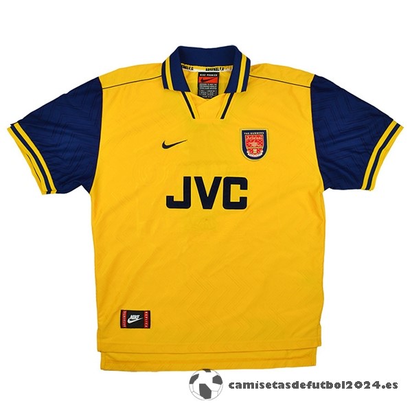 Segunda Camiseta Arsenal Retro 1996 1997 Amarillo Venta Replicas