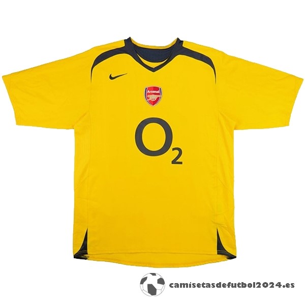 Segunda Camiseta Arsenal Retro 2005 2006 Amarillo Venta Replicas