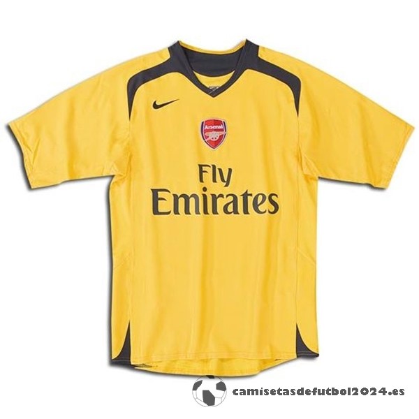 Segunda Camiseta Arsenal Retro 2006 2007 Amarillo Venta Replicas