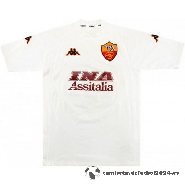 Segunda Camiseta As Roma Retro 2000 2001 Blanco Venta Replicas