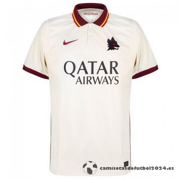 Segunda Camiseta As Roma Retro 2020 2021 Blanco Venta Replicas