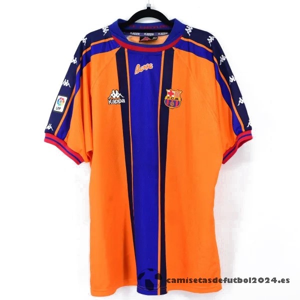 Segunda Camiseta Barcelona Retro 1997 1998 Naranja Venta Replicas