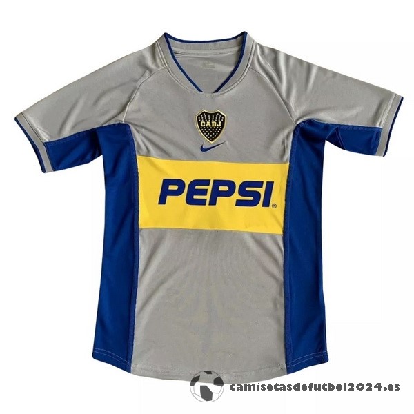 Segunda Camiseta Boca Juniors Retro 2002 Gris Venta Replicas