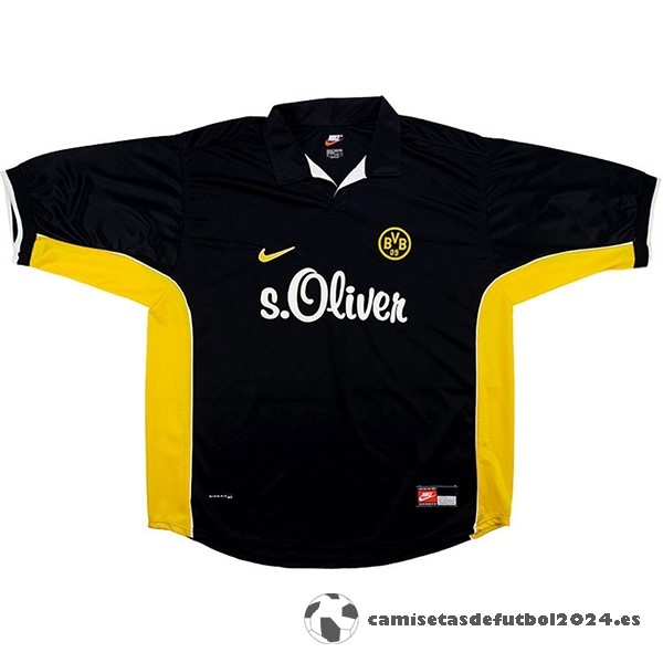 Segunda Camiseta Borussia Dortmund Retro 1998 2000 Negro Venta Replicas
