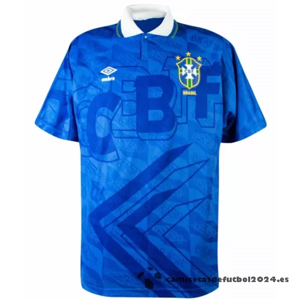 Segunda Camiseta Brasil Retro 1991 1993 Azul Venta Replicas