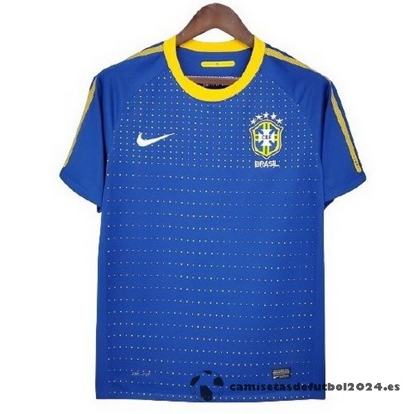 Segunda Camiseta Brasil Retro 2010 Azul Venta Replicas