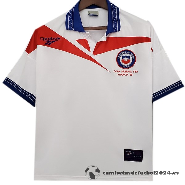 Segunda Camiseta Chile Retro 1998 Blanco Venta Replicas