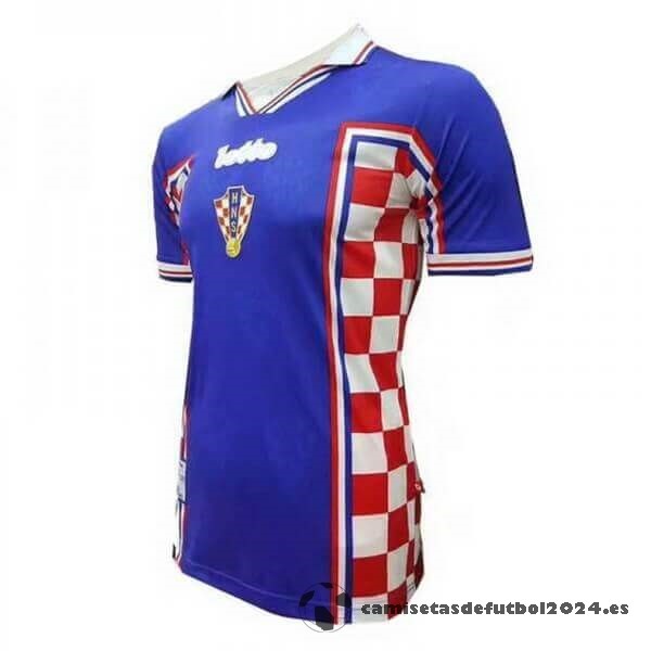 Segunda Camiseta Croacia Retro 1998 Azul Venta Replicas