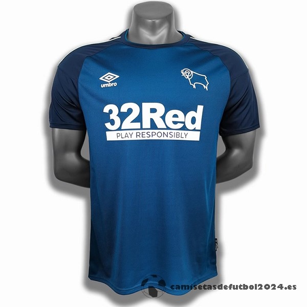 Segunda Camiseta Derby County Retro 2020 2021 Azul Venta Replicas