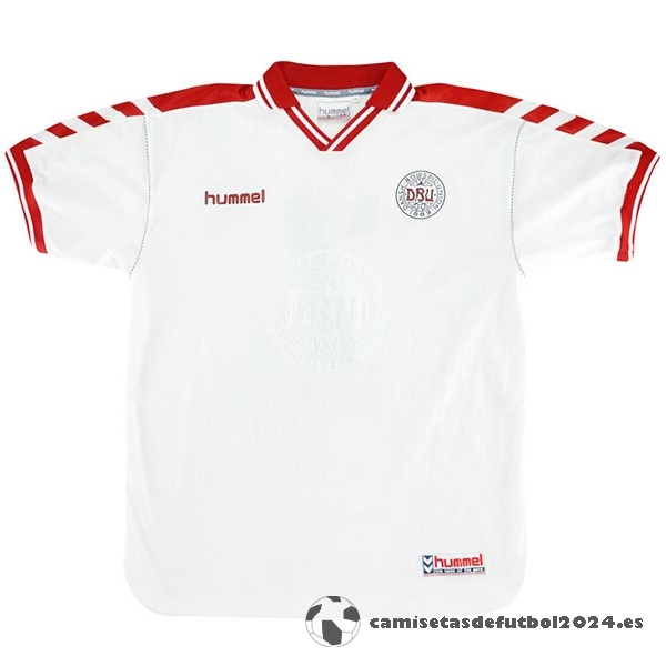 Segunda Camiseta Dinamarca Retro 1998 Blanco Venta Replicas