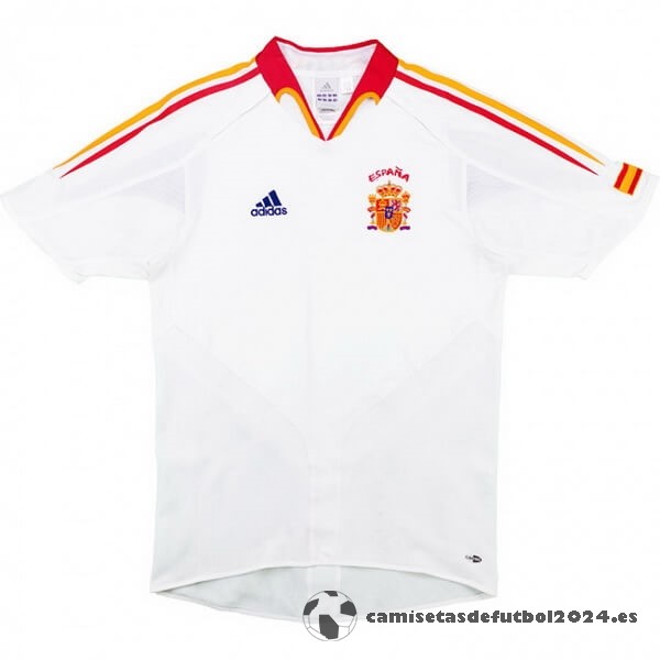 Segunda Camiseta España Retro 2004 2006 Blanco Venta Replicas