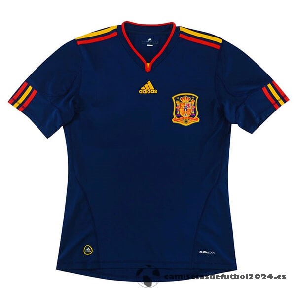 Segunda Camiseta España Retro 2010 Azul Venta Replicas
